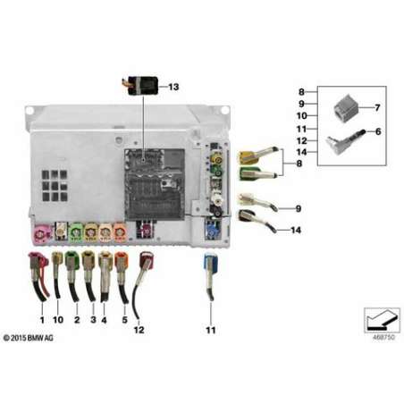 Câble HSD Headunit - plaque de base