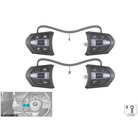 Interrupt. volant multifonctions M-Sport