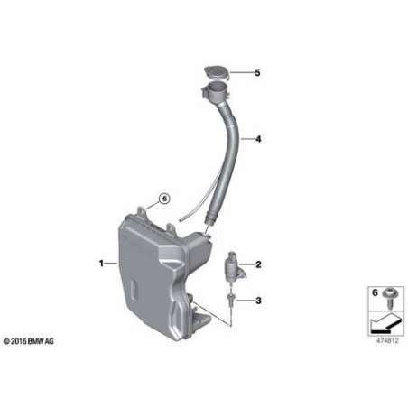 Réservoir de lave-glace