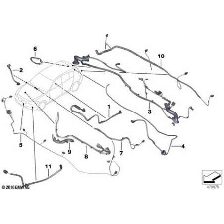 Câble adapt. sonde température air ext.