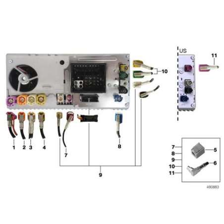 Module de rép.antenne système GPS