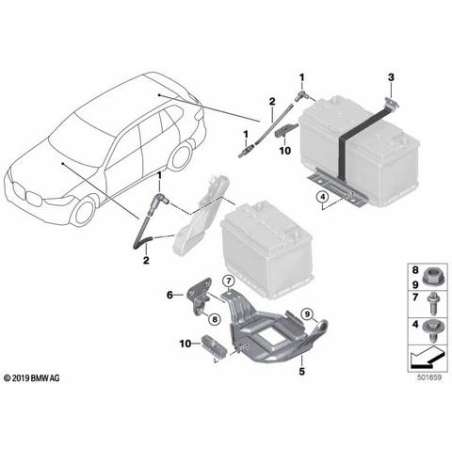 Support de batterie additionnelle