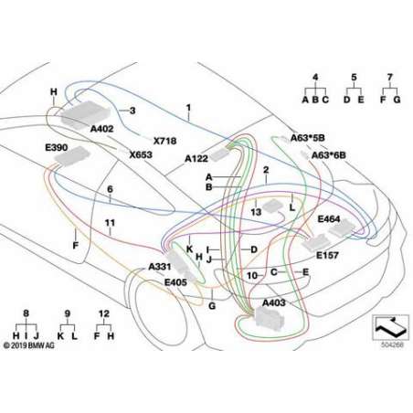 Module de rép.câbles d'antenne TCB