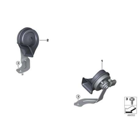 Avertisseur sonore, de basses