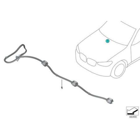 Bandeau de buses de lave-glace
