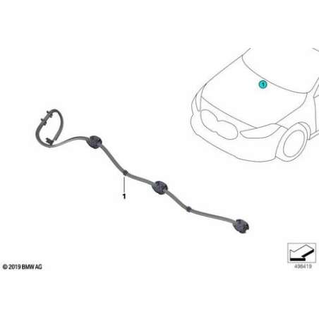 Bandeau de buses de lave-glace