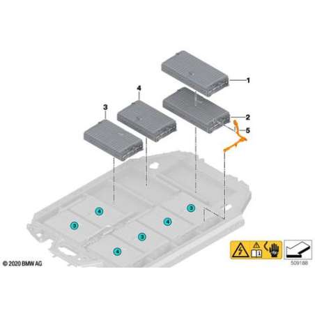 Cellule module accumulateur haute tens.