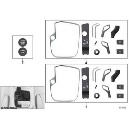 Kit de rép.caches commutateur START-STOP