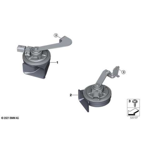 Avertisseur sonore, de basses