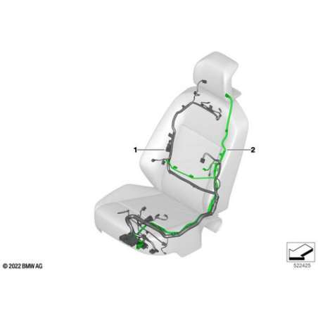 Faisceau de câbles audio siège gauche
