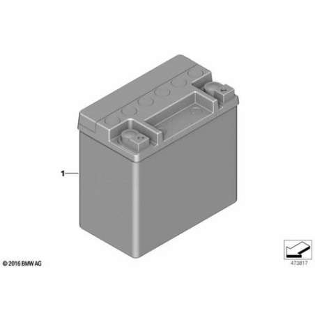 Batterie AGM d'origine BMW