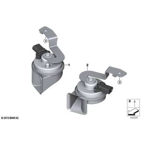 Avertisseur sonore, de basses