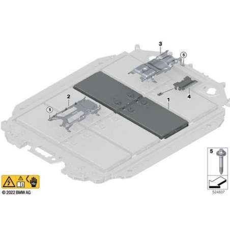 Module cellule double batt.haute tension
