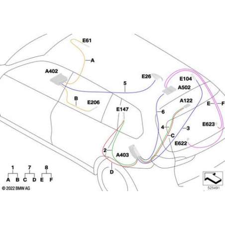 Module de rép.câbles d'antenne FM1/ FM2
