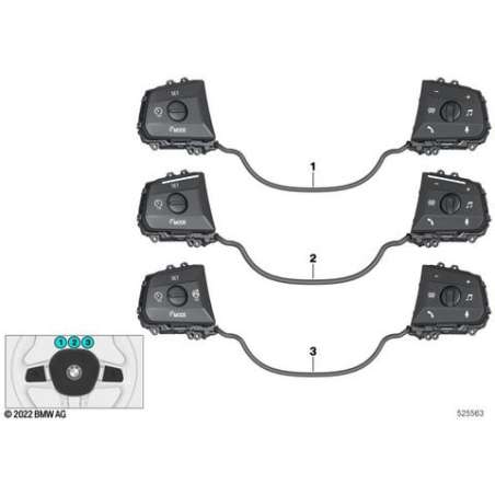 Commutateur de volant multifonction