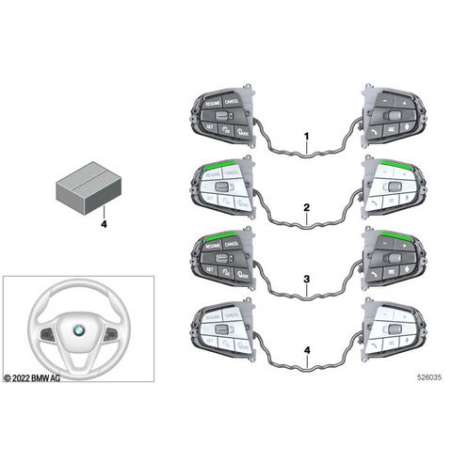 Commutateur de volant multifonction