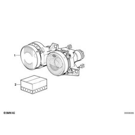Projecteur double ajustable gauche