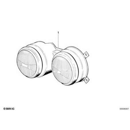 Projecteur double gauche