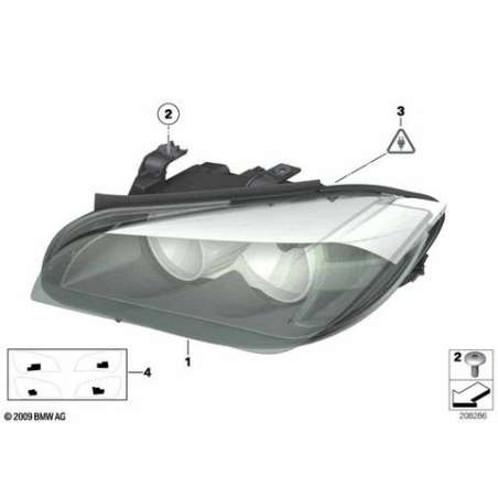 Projecteur bi-xénon ALC gauche