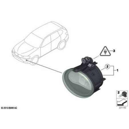 Phare Anti-brouillard droit
