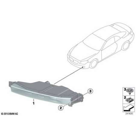 Proj. antibrouillard à LED côté droit