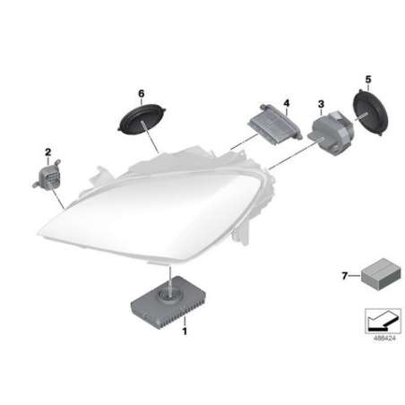 Module éclair. directionn. à LED gauche