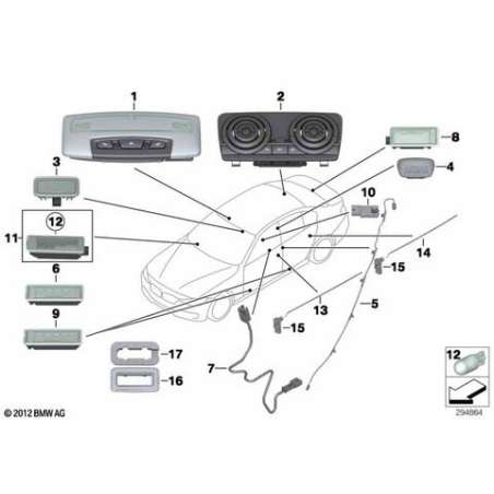 Lampe intérieure arrière