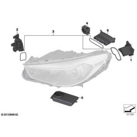 Module LED de clignotant côté gauche