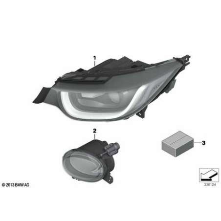 Projecteur à LED côté gauche