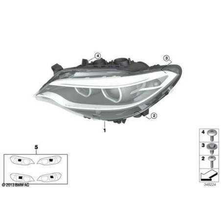 Projecteur gauche