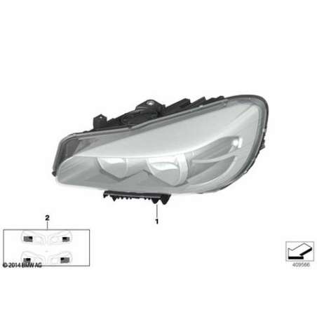 Projecteur à LED côté droit