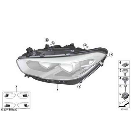 projecteur LED AHL droit