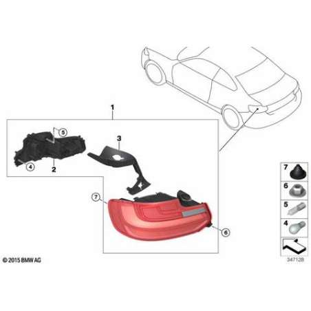 Porte-lampe gauche