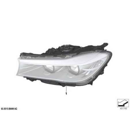 projecteur LED AHL droit