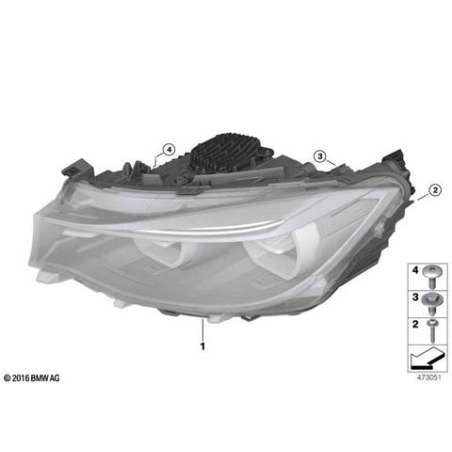 projecteur LED AHL gauche