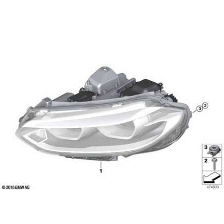 Projecteur à LED côté droit