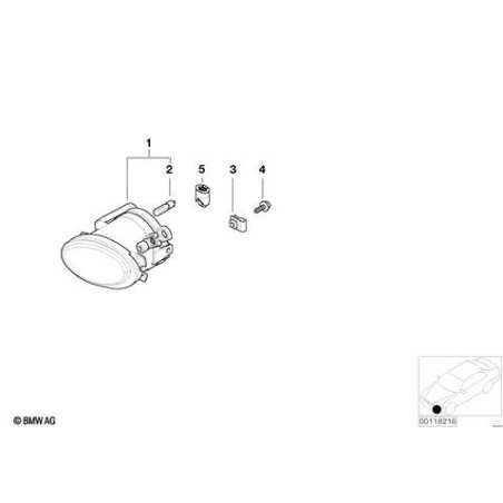 Phare Anti-brouillard droit