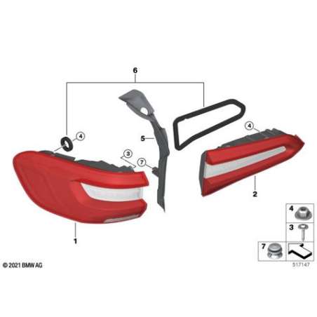 Clip fixation à bille