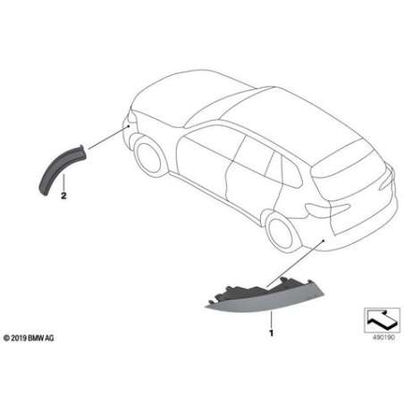 Catadioptre gauche