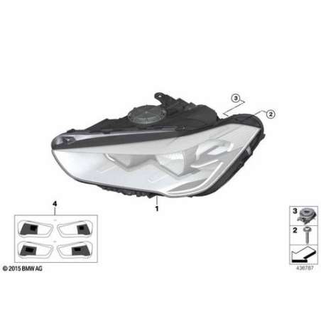 Projecteur à LED côté gauche