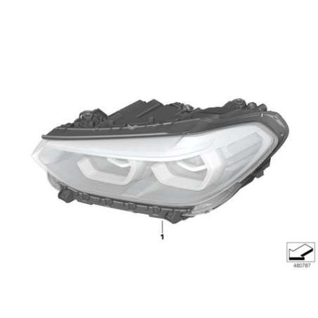 Projecteur LED AHL supérieur droit