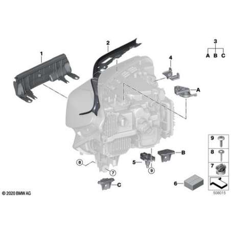 Joint projecteur gauche