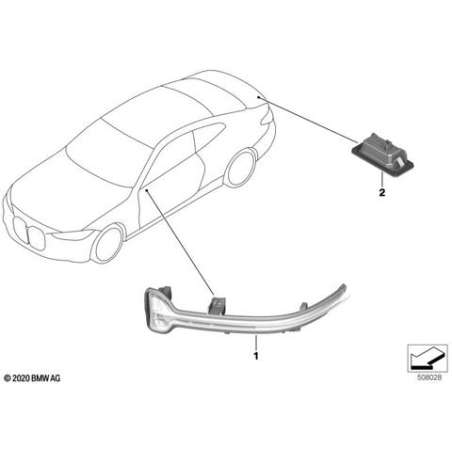 Eclairage de plaque LED