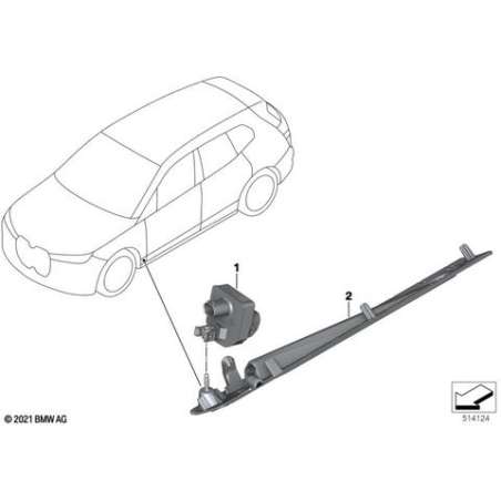 Module éclairage tapis lumineux droite