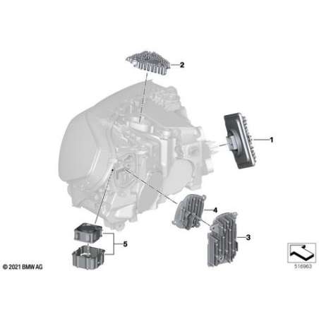 Module LED clignotant/écl.jour droit