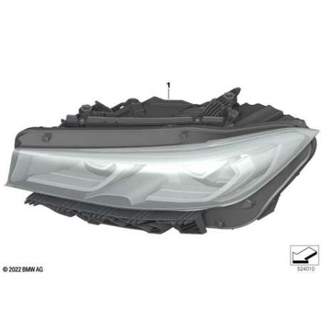 Projecteur LED côté gauche