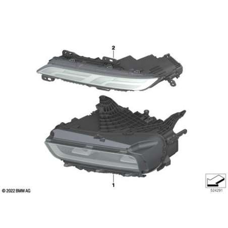 Projecteur LED inférieur côté droit