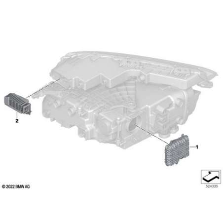 Module LED clignotant/feux de jour gche