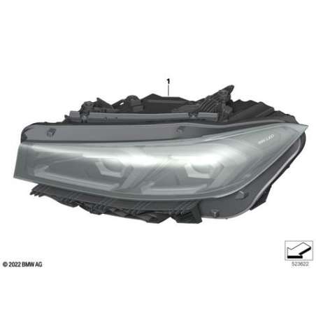 Projecteur LED côté gauche