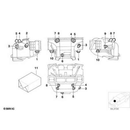 Commande de clapet d'aeration droite